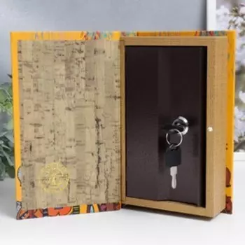 Сейф-книга дерево кожзам "Джаз" 21х13х5 см