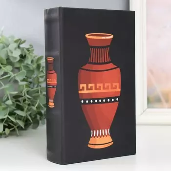 Шкатулка книга-сейф «Греческая ваза», дерево, искусственная кожа, 21135 см