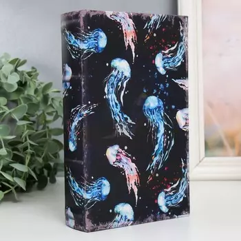 Шкатулка книга-сейф «Медузы», дерево, искусственная кожа, 21135 см