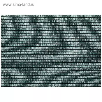 Сетка фасадная затеняющая, 4 × 50 м, плотность 55 г/м², тёмно-зелёная
