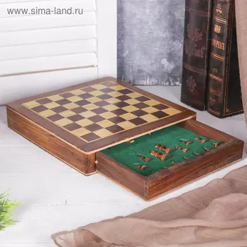 Шахматы магнитные, 25.525.54 см, дерево шишам