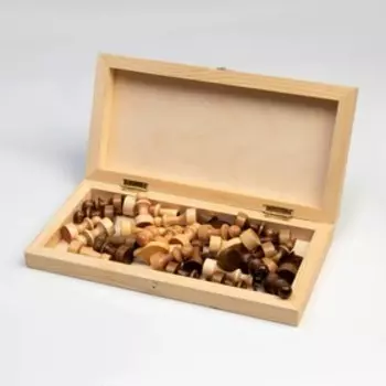 Шахматы деревянные, 2929 см, король h=7.2 см, пешка h=4.5 см