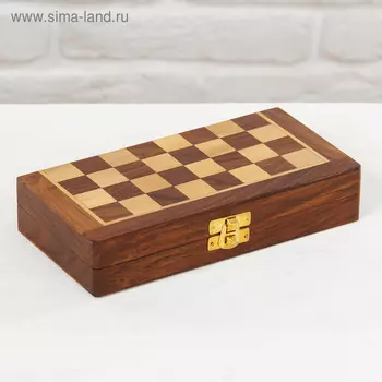 Шахматы складные, доска 2020 см, дерево шишам