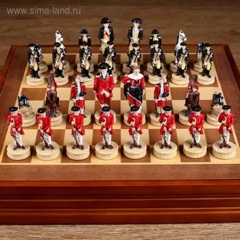 Шахматы сувенирные «Гражданские войны», h короля-8 см, h пешки-6 см, 3636 см