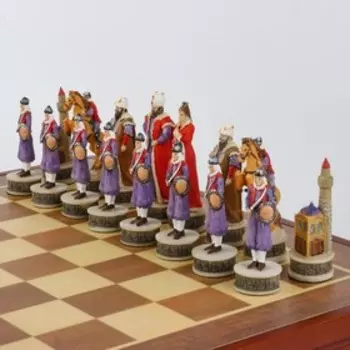 Шахматы сувенирные «Восточные», h короля-8 см, h пешки-6.5 см, 3636 см