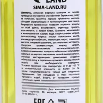 Шампунь для нормальных и жирных волос, травяной с экстрактом ромашки, 300 мл, КЛАДОВАЯ КРАСОТЫ
