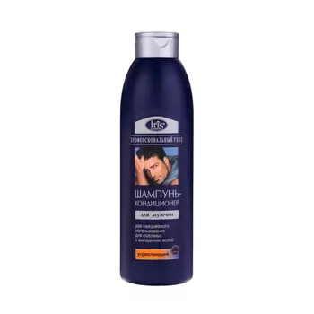 Шампунь-кондиционер для мужчин Iris Cosmetic, укрепляющий, 1000 мл