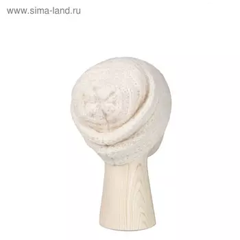 Шапка женская, размер one size, белый