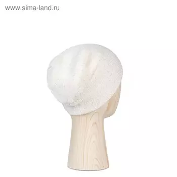 Шапка женская, размер one size, белый