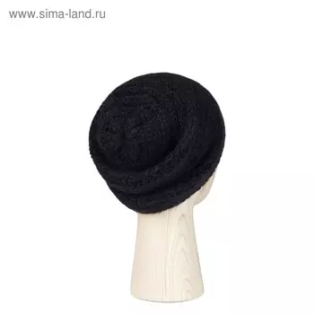 Шапка женская, размер one size, чёрный