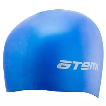 Шапочка для плавания Atemi SC302, силикон, цвет синий