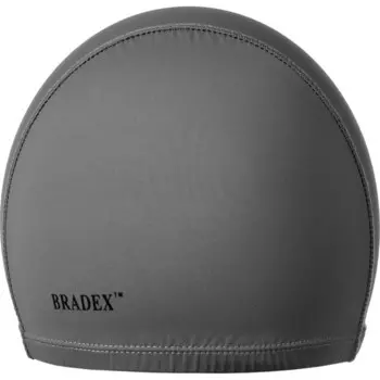 Шапочка для плавания Bradex, полиамид, серый