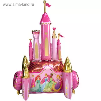 Шар фольгированный ходячий 54" "Замок Принцессы" 1208-0482