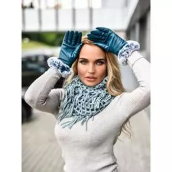 Шарф-хомут женский, размер 50х2х60 см