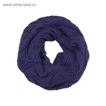 Шарф женский 30×130 см, синий