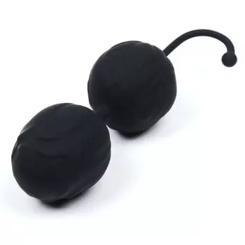 Шарики вагинальные для укрепления мышц влагалища, вес 45 г, чёрный