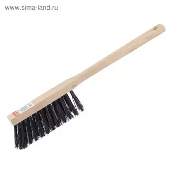 Щетка сметка GRINDA "EURO", буковая ручка, мягкая щетина