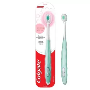 Щётка зубная Colgate Cushion Clean, мягкая, МИКС