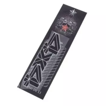 Шильдик металлопластик SW 4x4 черный, наклейка, 130*32 мм , SNO.93 BLACK