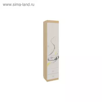 Шкаф комбинированный Форсаж, 4004101890, дуб сонома/белый