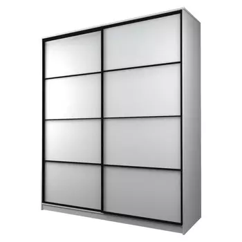 Шкаф-купе Max-МШ-23-6-20/2-11, 20006002300 мм, цвет белый шагрень
