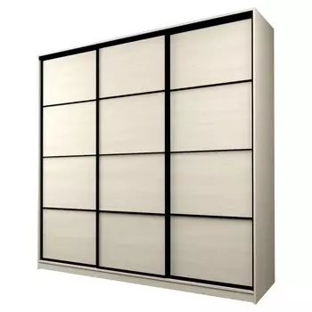 Шкаф-купе Max-МШ-23-6-27/2-111, 26666002300 мм, цвет дуб молочный