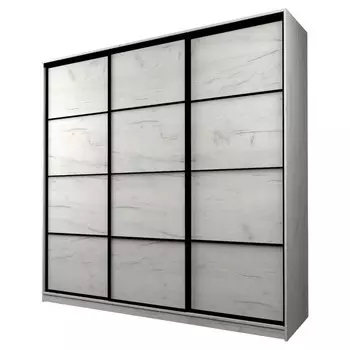 Шкаф-купе Max-МШ-23-6-24/2-111, 24006002300 мм, цвет дуб крафт белый