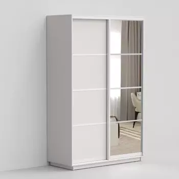 Шкаф-купе «Эко-Квадро», 1200х600х2200 мм, цвет белый