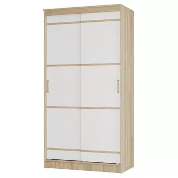 Шкаф-купе Сакура 1140х610х2216 дуб сонома/белый