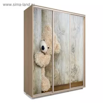 Шкаф-купе Яркий-222 2370х600х2300 Дуб Сонома/Детский 2