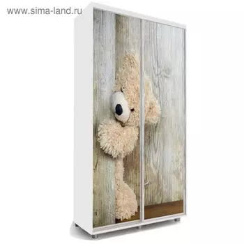 Шкаф-купе Яркий-22 1200х600х2300 Белый/Детский 2