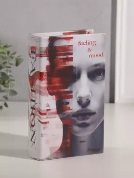 Шкатулка книга-сейф «Мода. Чувства. Настроение» дерево, искусственная кожа, 21135 см
