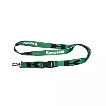Шнурок MTP для ключей Kawasaki, зеленый