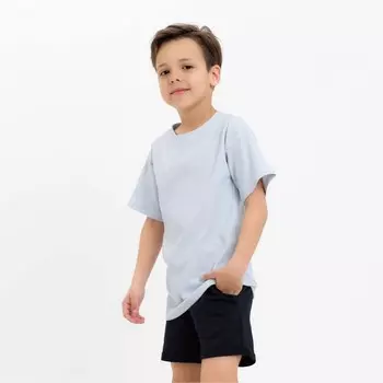 Шорты детские KAFTAN Basic line, размер 34 (122-128 см), синие