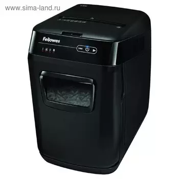 Шредер Fellowes AutoMax 200C (P-4), фрагменты 4x38 мм, 200 листов одн, пл.карты, 32 л