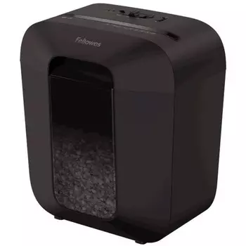 Шредер Fellowes PowerShred LX25M, фрагменты 4х12мм, 6 листов, скрепки, скобы, пл.карты