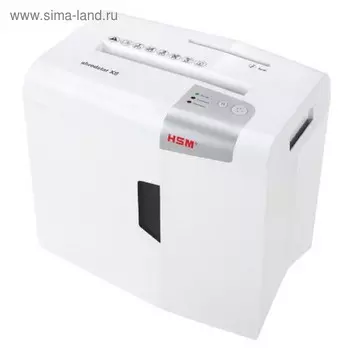 Шредер HSM ShredStar X8 (P-4), фрагменты 4x35мм, 9 листов одн, скобы, пл.карты, CD, 18л