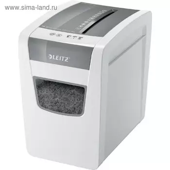 Шредер Leitz IQ Home Office (P-4), фрагменты 4x28мм, 10 листов одн, скрепки, скобы, 23л
