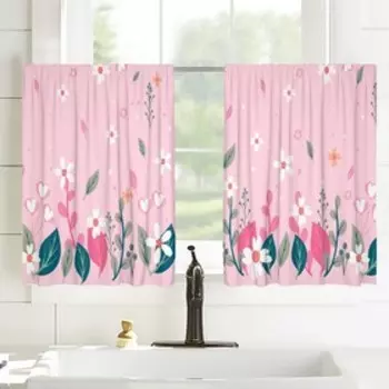 Шторы-кафе, размер 100x60 см, 2 шт