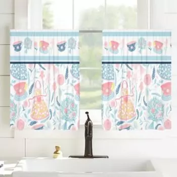 Шторы-кафе, размер 100x60 см, 2 шт