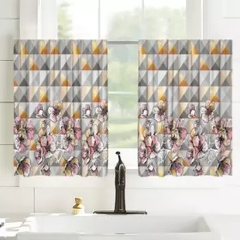 Шторы-кафе, размер 100x60 см, 2 шт