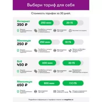 Сим-карта МегаФон Новосибирская область (Баланс 100 руб.)