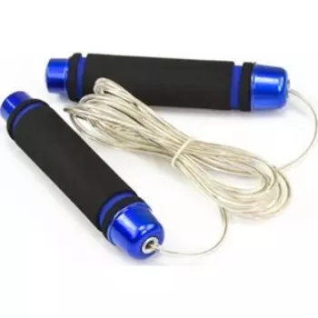 Скакалка с утяжелителями Bradex, синяя