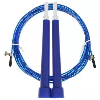 Скакалка спортивная ONLYTOP, 3 м, регулируемая, скоростная, с подшипником, цвет МИКС