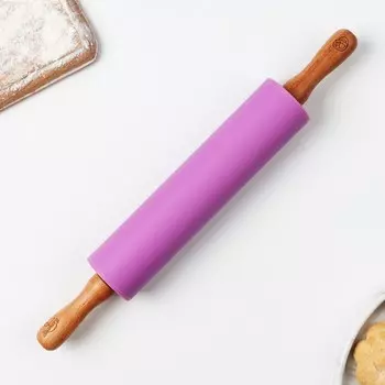 Скалка Bakery, 314 см, силикон, дерево