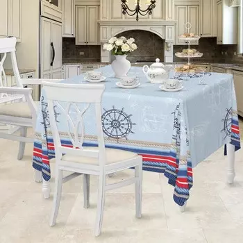 Скатерть «Морское путешествие», размер 145x180 см