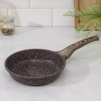 Сковорода Nadoba Greta, антипригарное покрытие, d=20 см, цвет коричневый