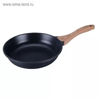 Сковорода с деревянной ручкой, d=24 х 5,5 см