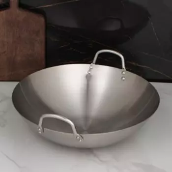 Сковорода-Wok из нержавеющей стали Chief, 8,2 л, d=40 см