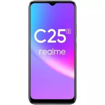 Смартфон Realme C25S, 6.5", LCD, 2 sim, 4 Гб, 64 Гб, 48 Мп, 8 Мп, 6000 мАч, NFC, серый